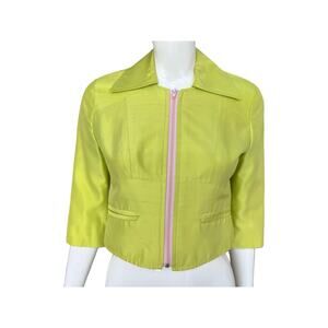 Y2K Christian Lacroix Bazaar Silk Jacket XS S